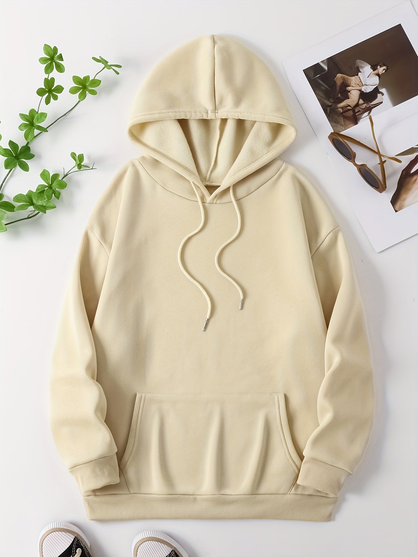 Jesus Loves You Print Hoodie, Drawstring Casual Hooded Sweatshirt