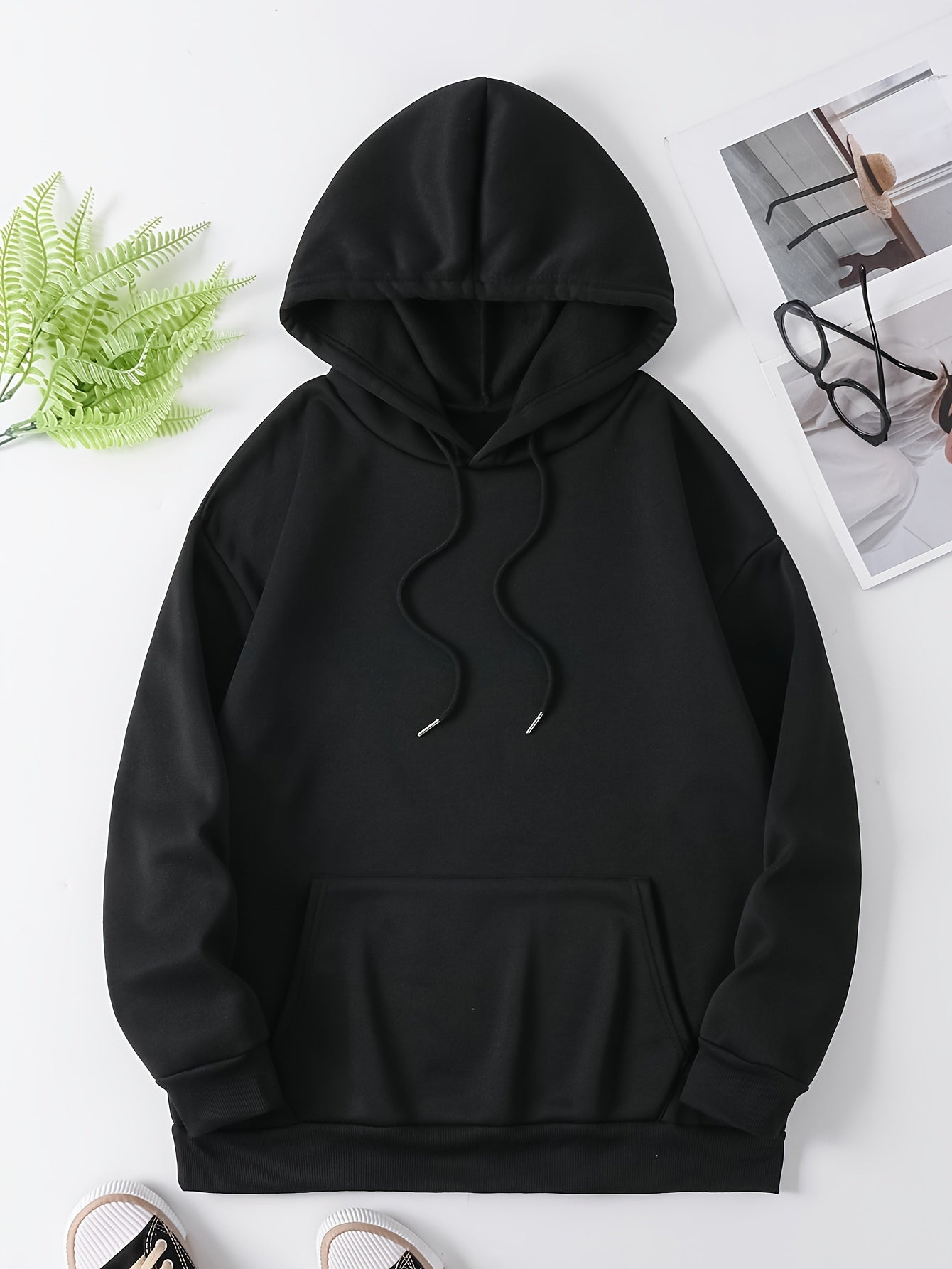 Jesus Loves You Print Hoodie, Drawstring Casual Hooded Sweatshirt